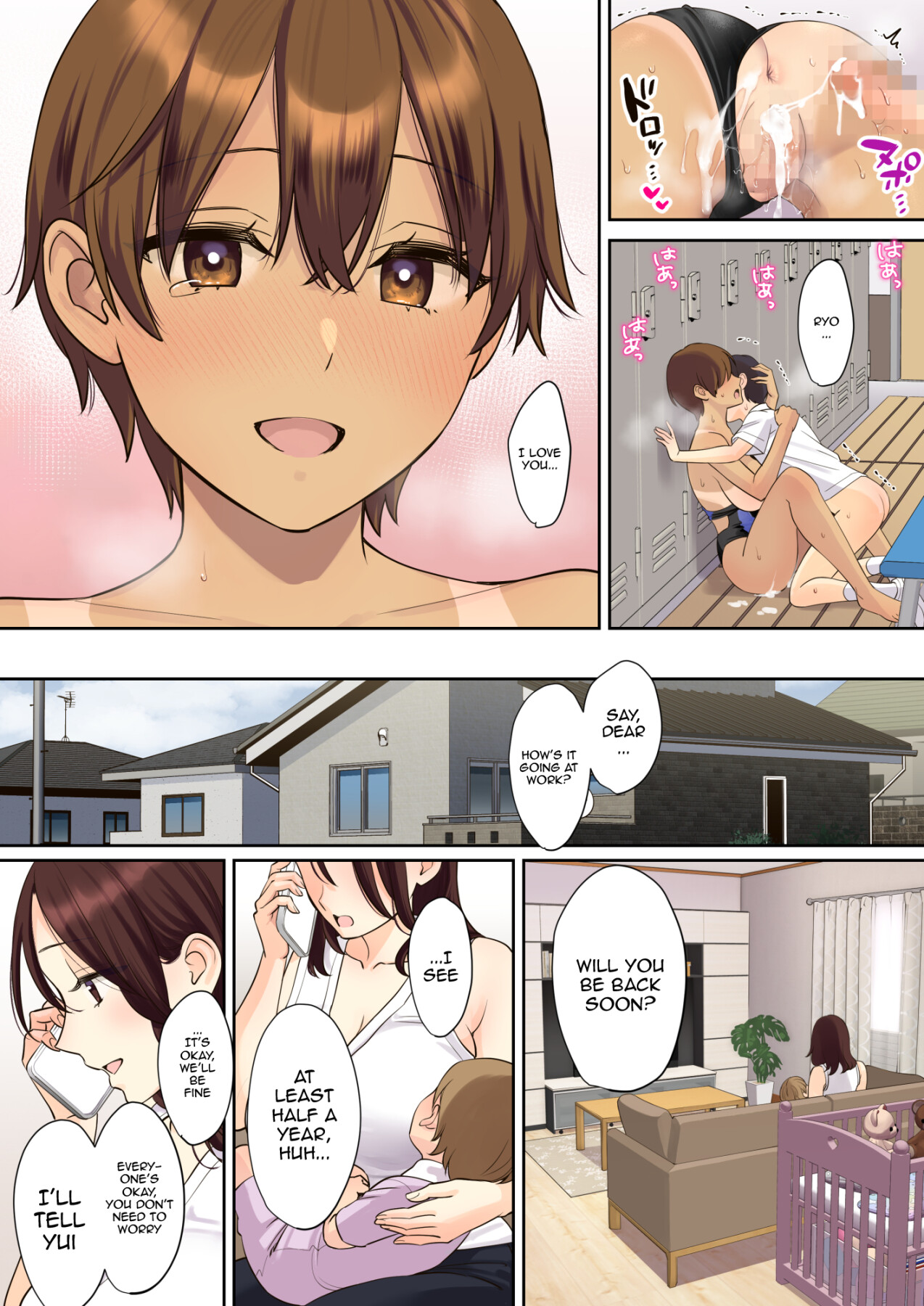 Hentai Manga Comic-A Story About a Boy Getting His Virginity Stolen by His (Girl) Friend's Mom 2-Read-67